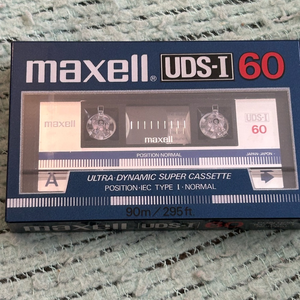 MAXELL USDI 60 vintage audio cassette blank tape sealed